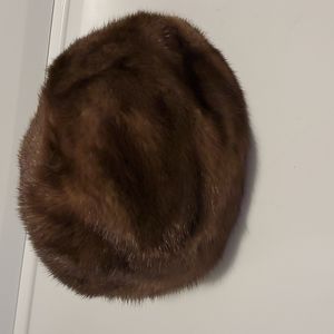 Genuine fur cap
